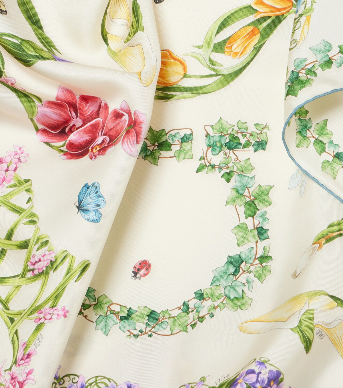 Ferragamo Floral silk scarf