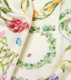 Ferragamo Floral silk scarf