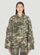 Blumarine Camouflage Cargo Jacket