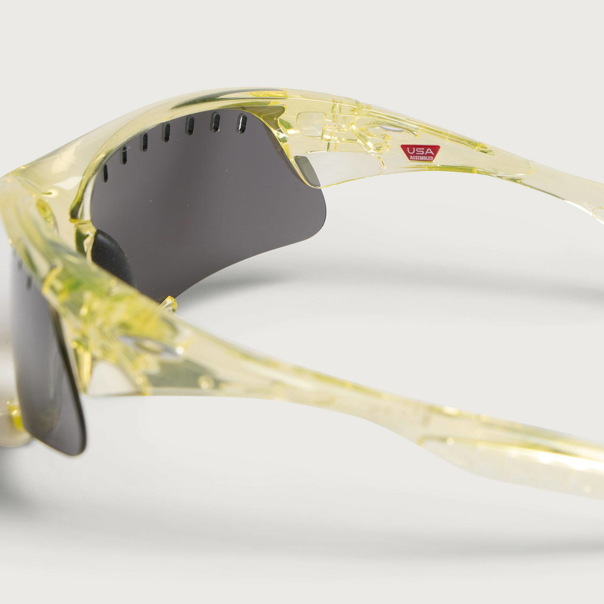 Oakley x Satisfy Suture Jacket Sunglasses in Trans Yellow/Prizm Black Vented