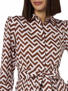 MC2 Saint Barth Striped Print Woman Cotton Dress Jensen