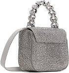 Versace Silver Crystal 'La Medusa' Mini Bag