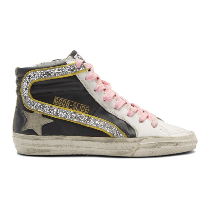 Golden Goose Slide High-Top Sneakers