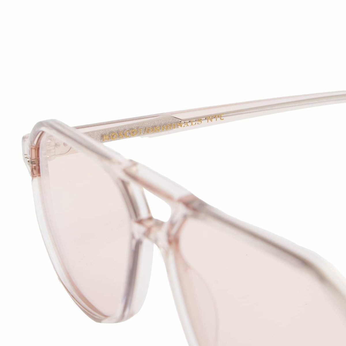 Moscot Women's Gazeektal Sunglasses in Burnt Rose Moscot