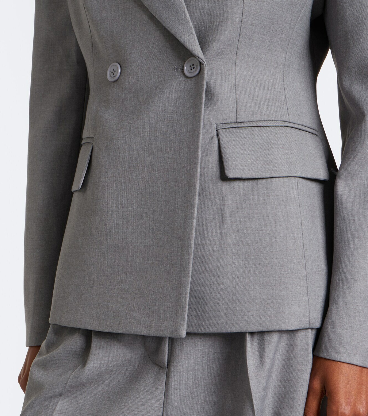 The Frankie Shop Dover double-breasted blazer