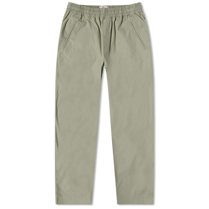 Photo: Folk Men's Drawcord Assembly Pant in Olive Ripstop