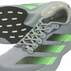 Adidas Running Men's adidas Adizero Adios Evo Sl Woven Sneaker in Grey/Screaming Green/Carbon