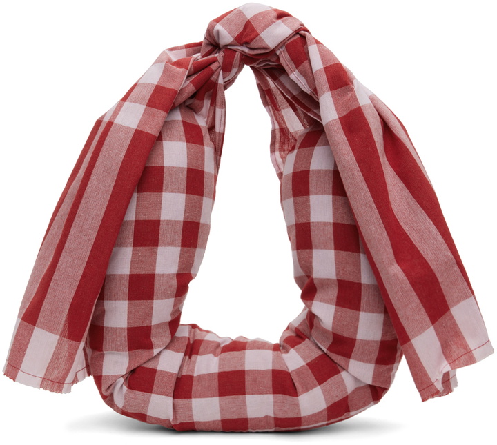 Photo: STRONGTHE Red& White Pillow Bag