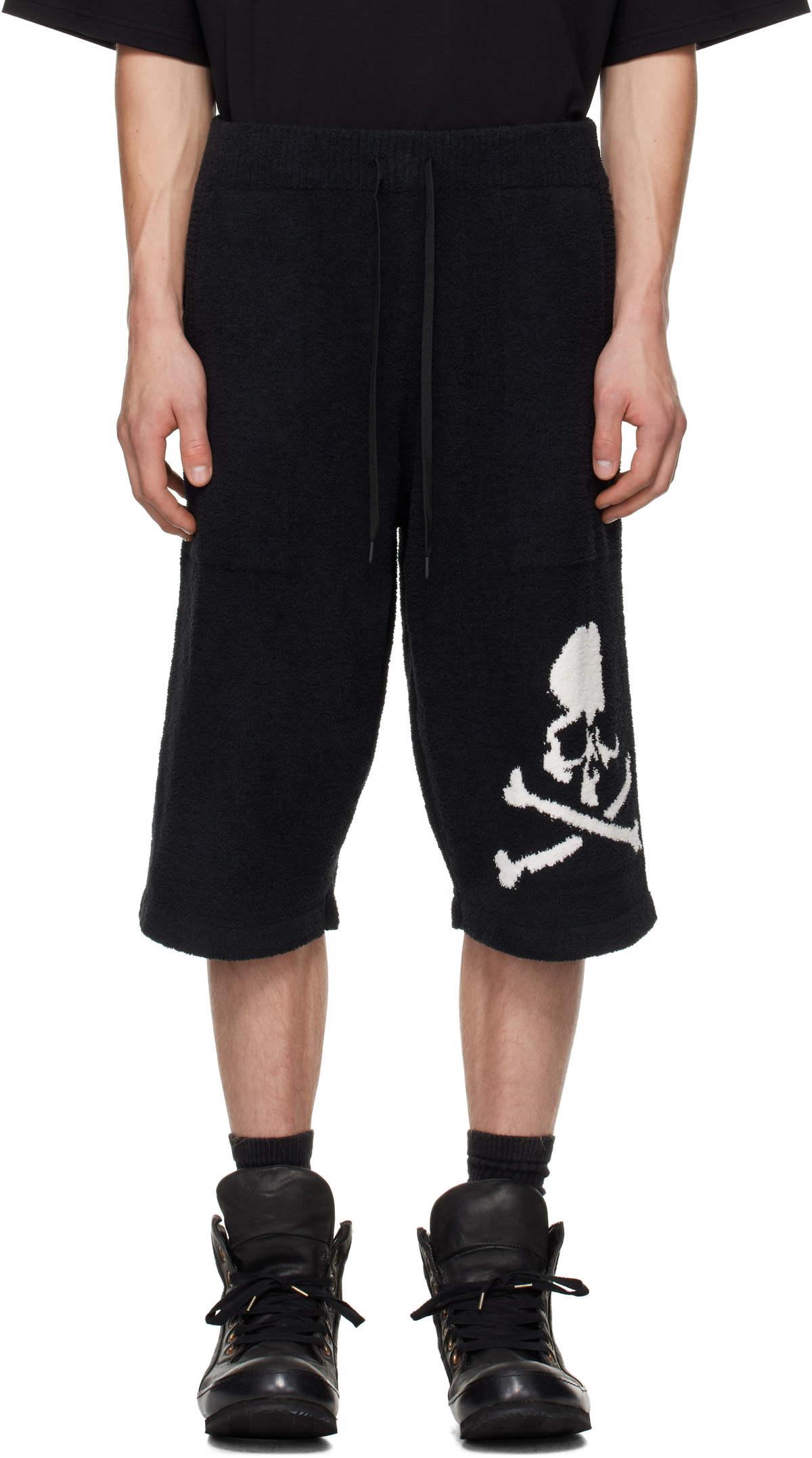 Mastermind World Black Lounge Long Shorts Mastermind World