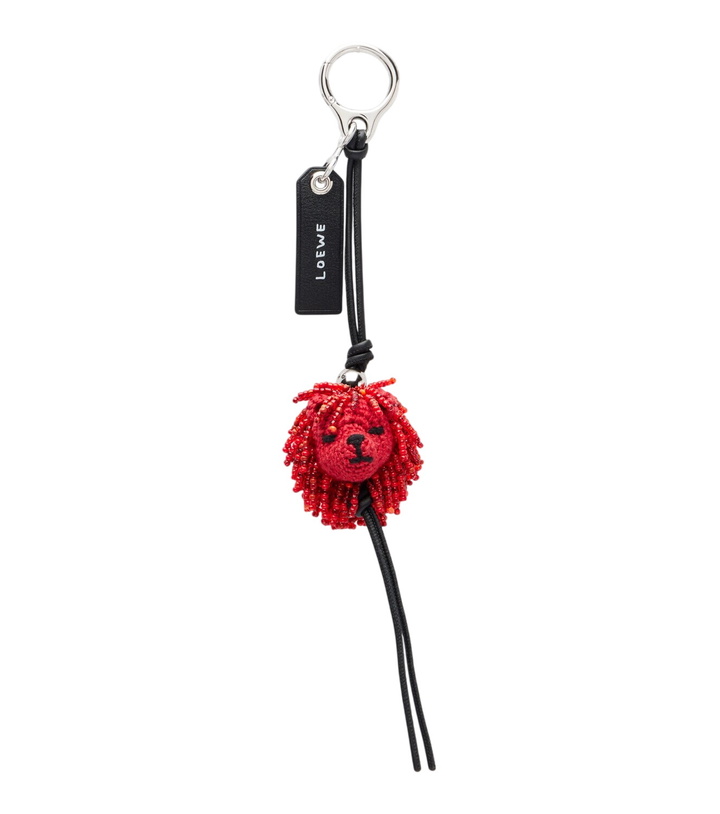 Photo: Loewe Lion beaded crochet bag charm