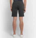 Derek Rose - Devon Slim-Fit Brushed Loopback Cotton-Jersey Shorts - Gray