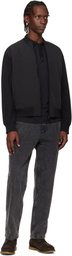 BOSS Black Logo Patch Bomber Jacket