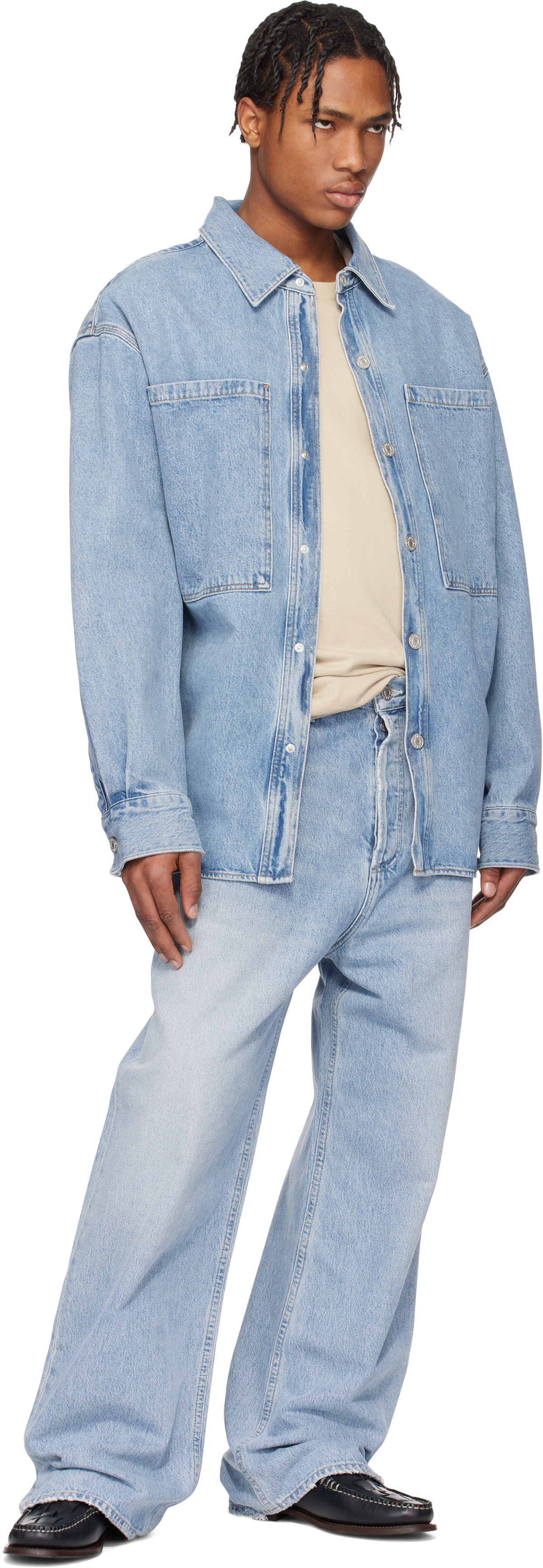 AGOLDE Blue Atticus Denim Jacket