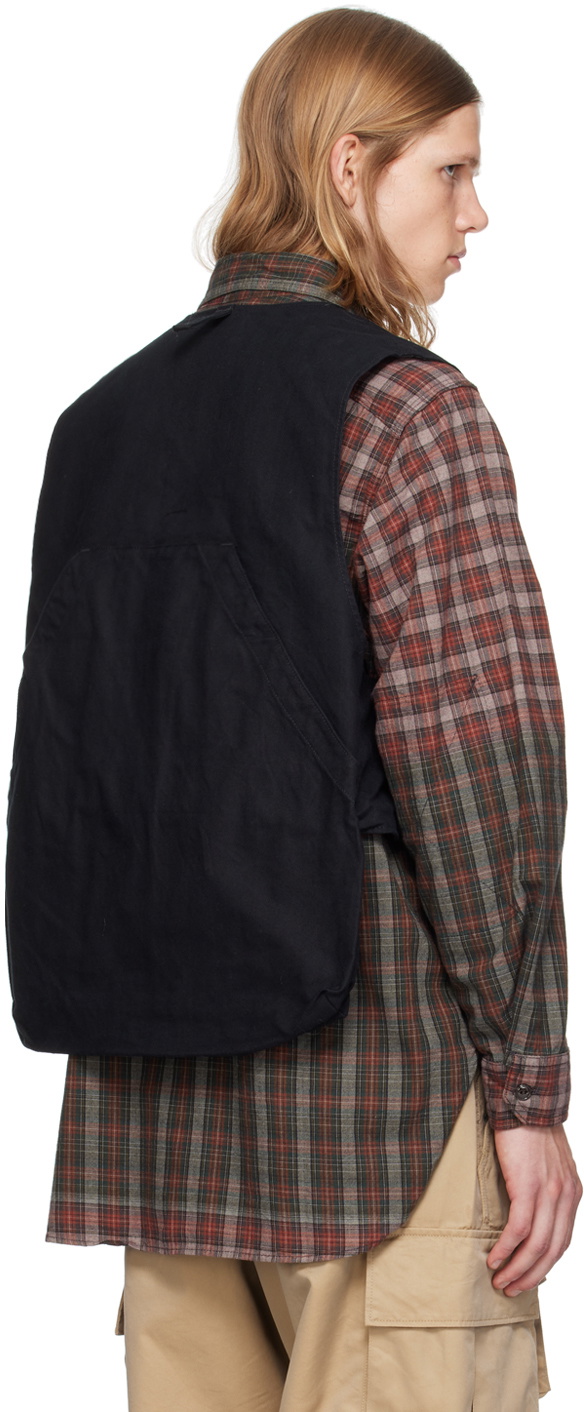 Engineered Garments Black Fowl Vest Engineered Garments
