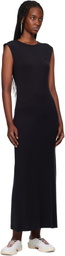 Y-3 Black Open Back Midi Dress