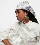 Erdem - Floral linen-blend bucket hat