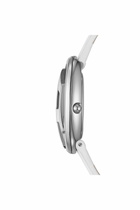 Diesel D-Era Two-Hand White Leather Watch - Timeframes Womens in White