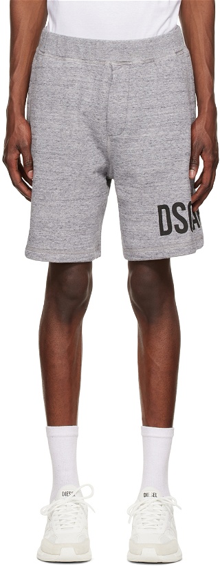 Photo: Dsquared2 Gray Cotton Shorts
