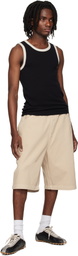 Entire Studios Black Contro Tank Top