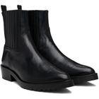 Toga Virilis SSENSE Exclusive Black Leather Chelsea Boots