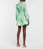 Zimmermann - High Tide printed linen minidress