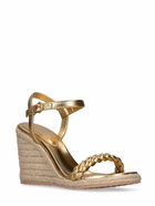 GIANVITO ROSSI - 90mm Cruz Leather Espadrille Wedges