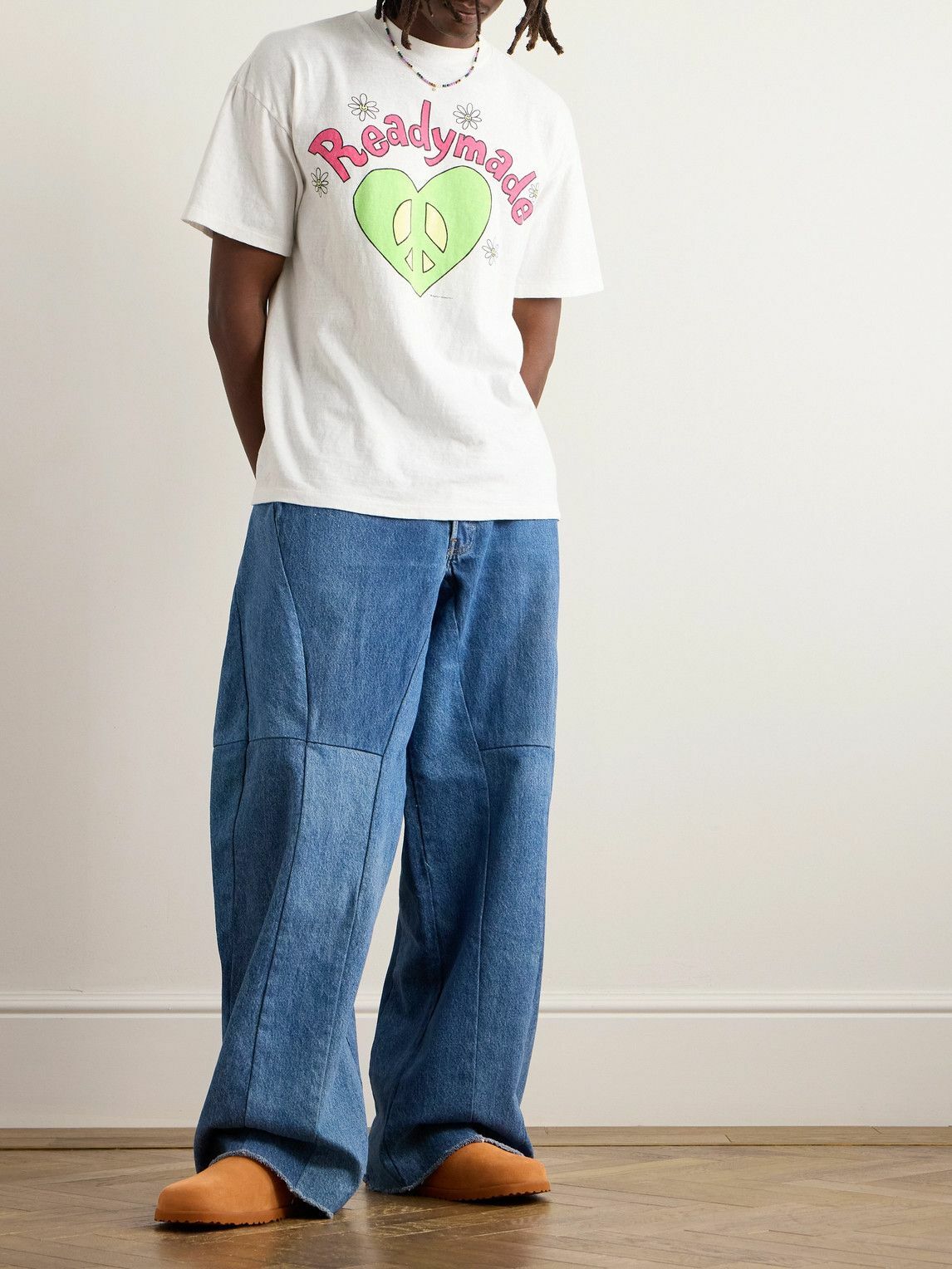 READYMADE - This Is My Printed Cotton-Jersey T-Shirt - White
