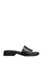 Camper Dana Flats In Black Leather
