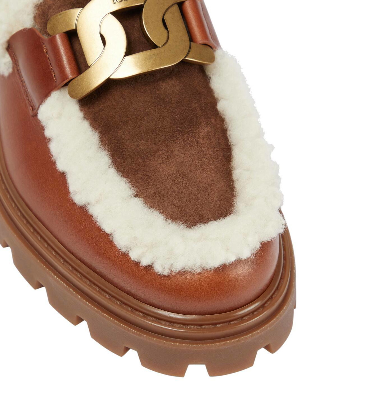 tod's kate leather loafers