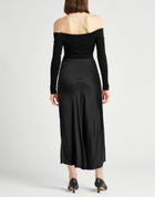 Jucca Womens Midi skirt in Black