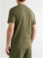 Kingsman - Logo-Embroidered Pima Cotton-Jersey T-Shirt - Green