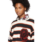 Opening Ceremony White Stripe Varsity Sweater