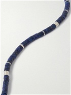 M. Cohen - Tucson Silver, Lapis and Cord Necklace
