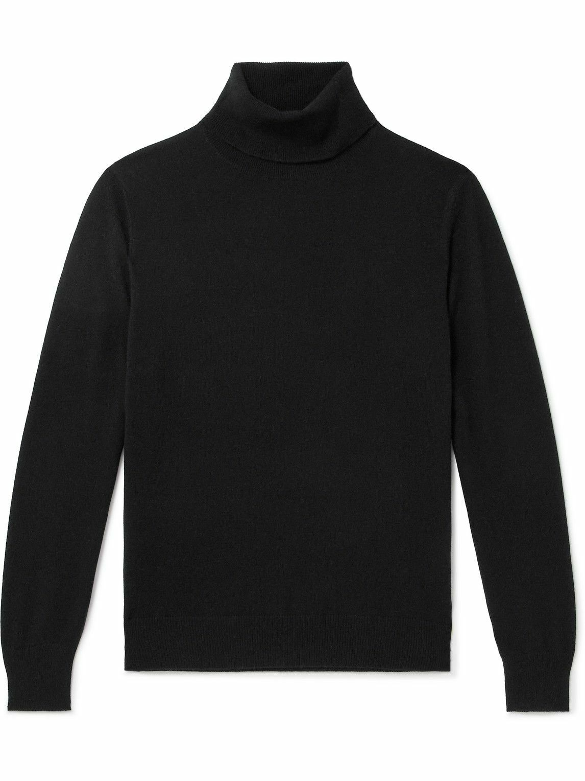 Allude - Cashmere Rollneck Sweater - Black