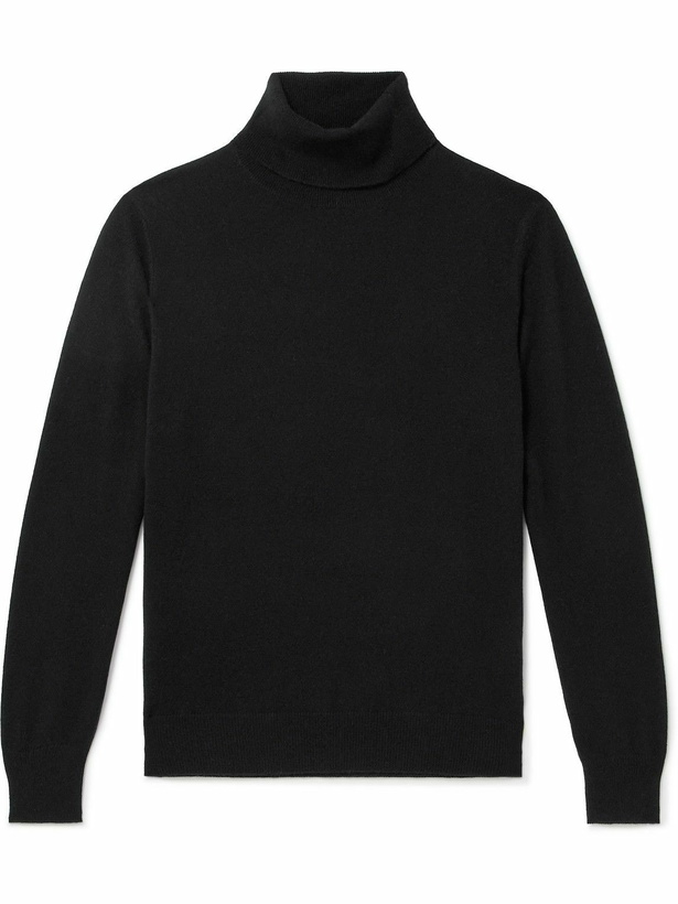 Photo: Allude - Cashmere Rollneck Sweater - Black