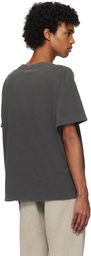 John Elliott Black Folsom Cropped T-shirt