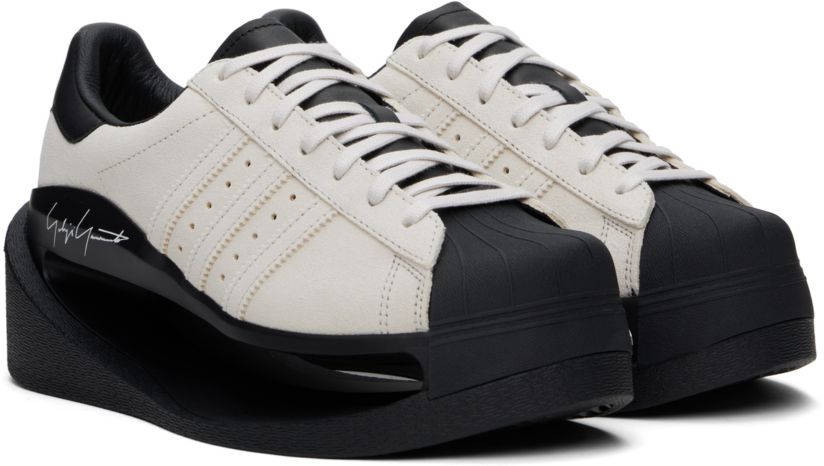 【関税込み】Gendo Superstar Sneakers - Y-3 - Leather - White adidas Y-3 Gendo Superstar - White | Free Shipping with