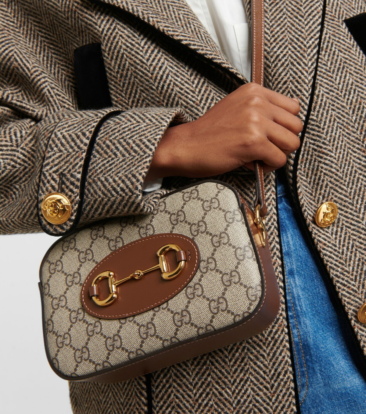 【関税込み】gucci Gucci Horsebit 1955' small crossbody bag Gucci Gucci Horsebit 1955 Small canvas crossbody bag Gucci