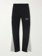 Gallery Dept. - Flared Logo-Print Cotton-Jersey Sweatpants - Black