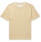 Folk - Striped Cotton-Jersey T-shirt - Yellow