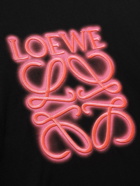 Loewe - Logo-Print Cotton-Jersey T-Shirt - Black