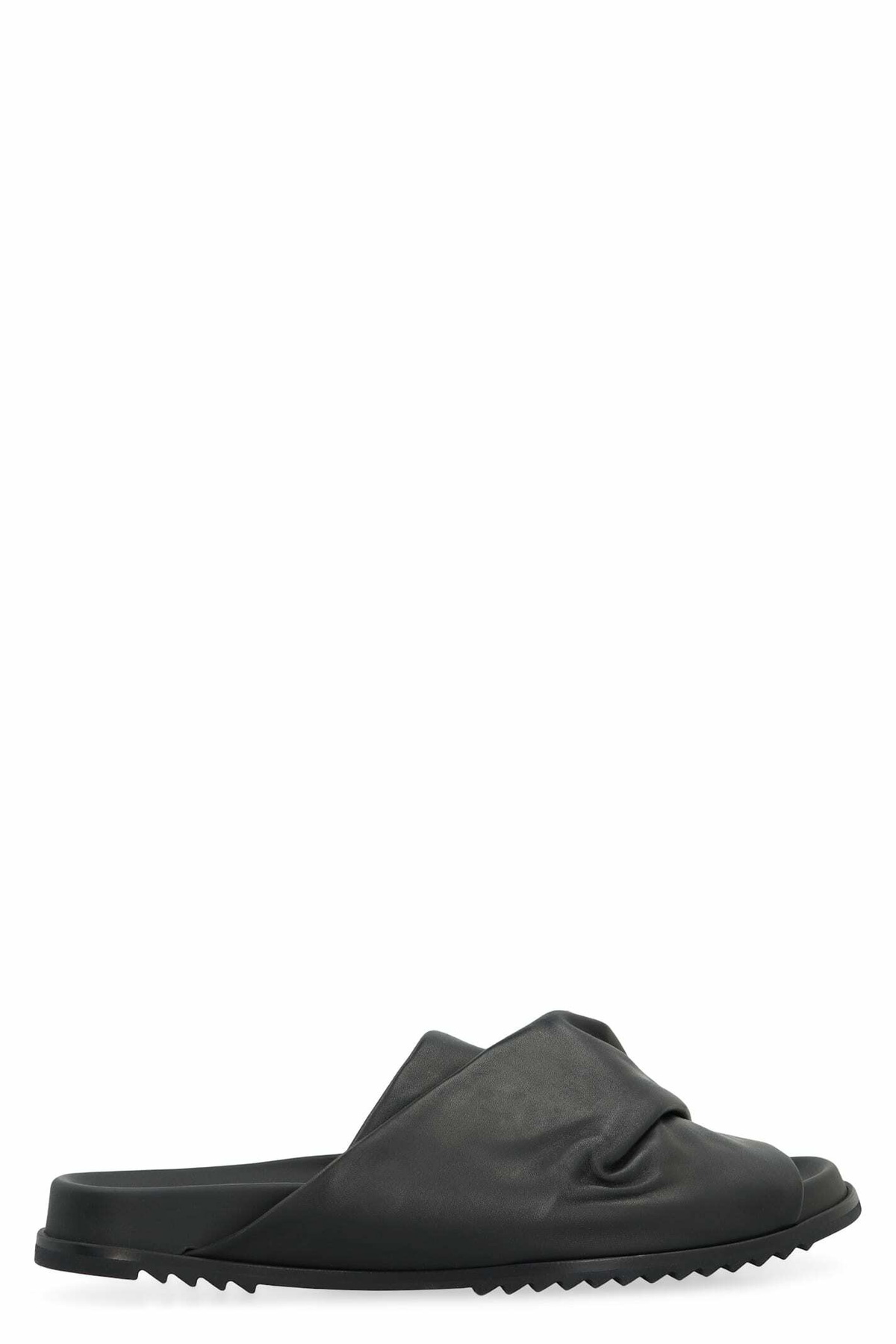 【関税&送料込み】Rick Owens Mobius Leather Slides Rick Owens Mobius Leather Slides Rick Owens