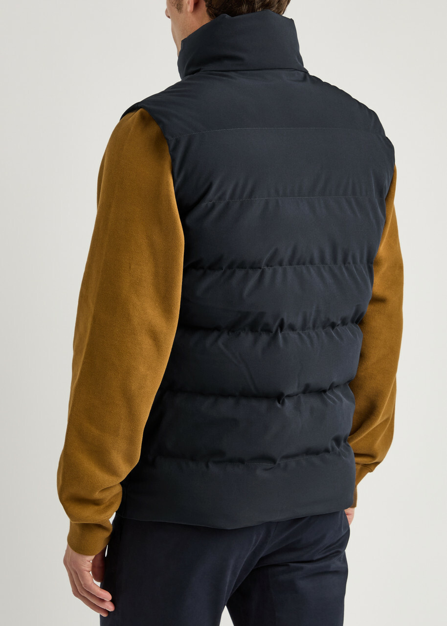 Sandbanks Explorer Quilted Shell Gilet Navy