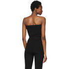 Victor Glemaud Black Knit Wool Tube Top