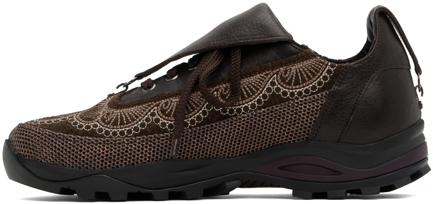 Kiko Kostadinov Brown Chalice Lace Up Sneakers