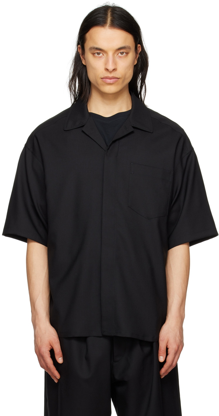 Lownn Black Minimal Shirt Lownn