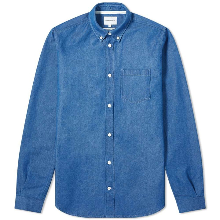 Photo: Norse Projects Anton Denim Shirt Stone Washed