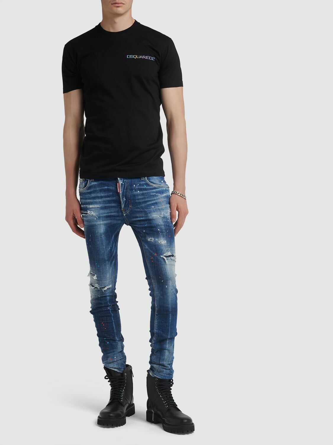DSQUARED2 - Super Twinky Fit Cotton Denim Jeans Dsquared2