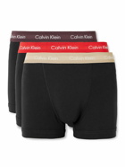 Calvin Klein Underwear - Three-Pack Stretch-Cotton Boxer Briefs - Black