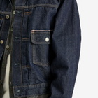 Uniform Experiment Men's Washed Denim Jacket in Indigo